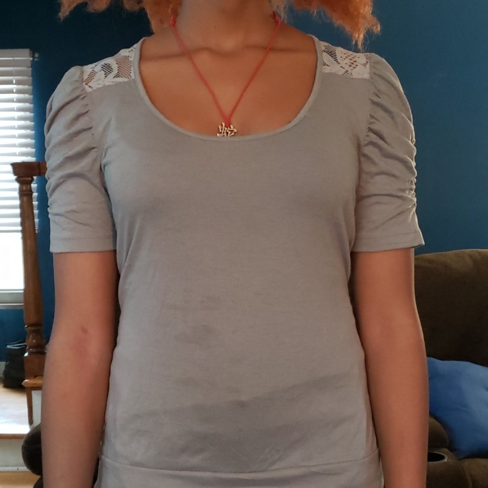 Grey love rocks brand top